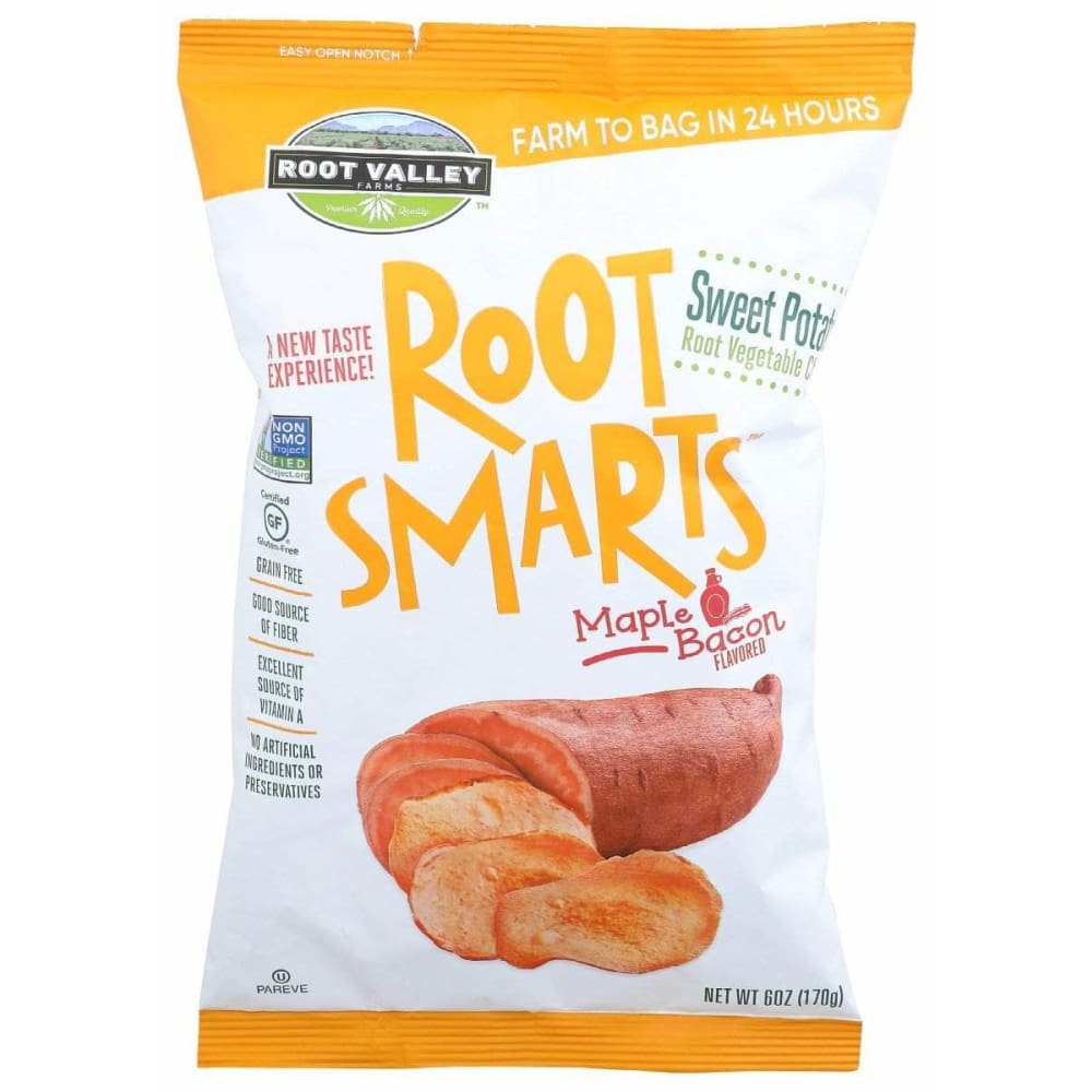 ROOT SMARTS Root Smarts Chips Sweet Potato Maple Bacon, 6 Oz