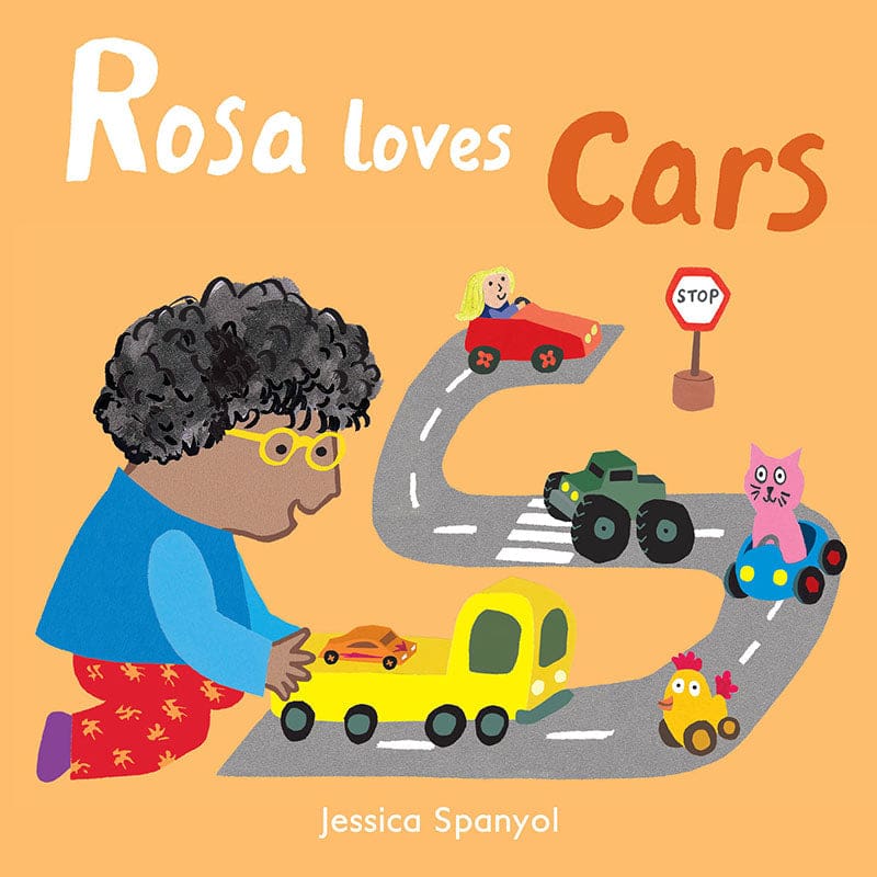 Rosa Loves Cars Board Book (Pack of 6) - Classroom Favorites - Childs Play Books