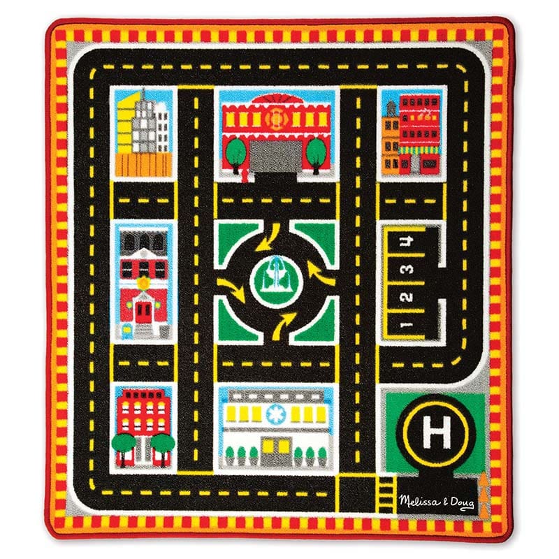 Round The City Rescue Rug - Mats - Melissa & Doug