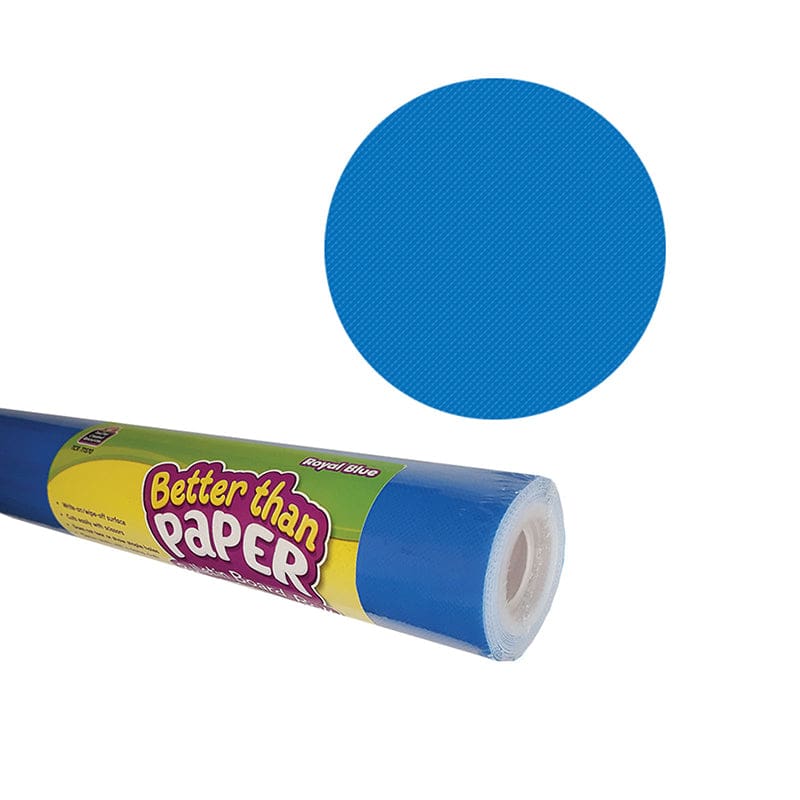 Royal Blue Better Than Paper 4/Ct - Bulletin Board & Kraft Rolls - Teacher Created Resources