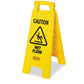 Rubbermaid Commercial Caution Wet Floor Sign 11 X 12 X 25 Bright Yellow 6/carton - Janitorial & Sanitation - Rubbermaid® Commercial