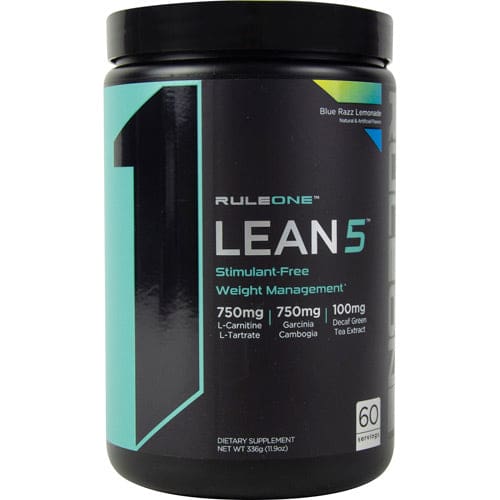 Rule One Proteins Lean 5 Blue Razz Lemonade 60 servings - Rule One Proteins