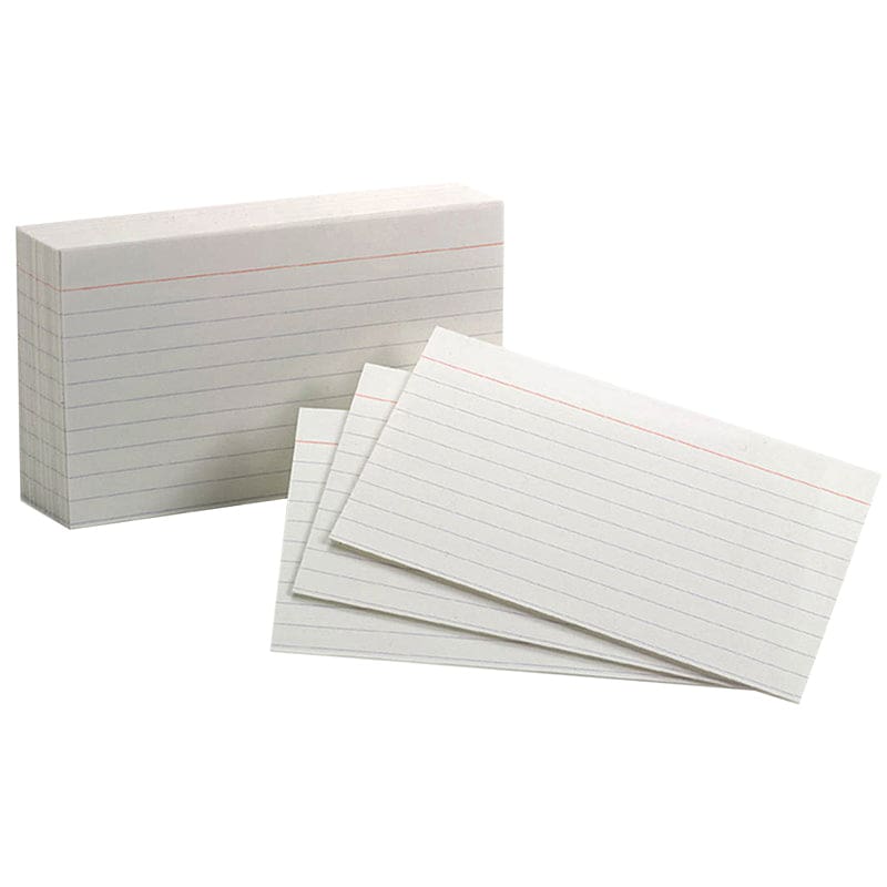 Ruled Index Cards 10Pks/100Ea 3X5 White (Pack of 2) - Index Cards - Tops Products