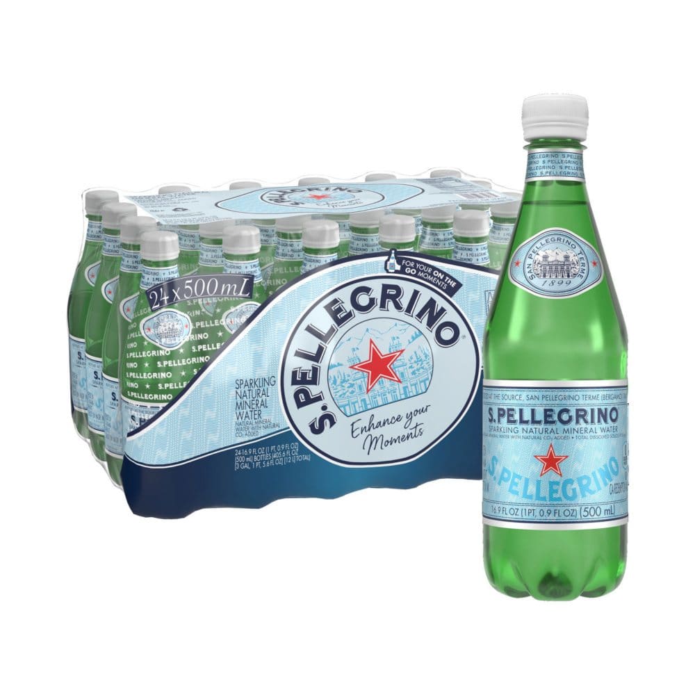 S.Pellegrino Sparkling Natural Mineral Water (16.9 fl. oz. 24 pk.) - Bottled Water - S.Pellegrino Sparkling