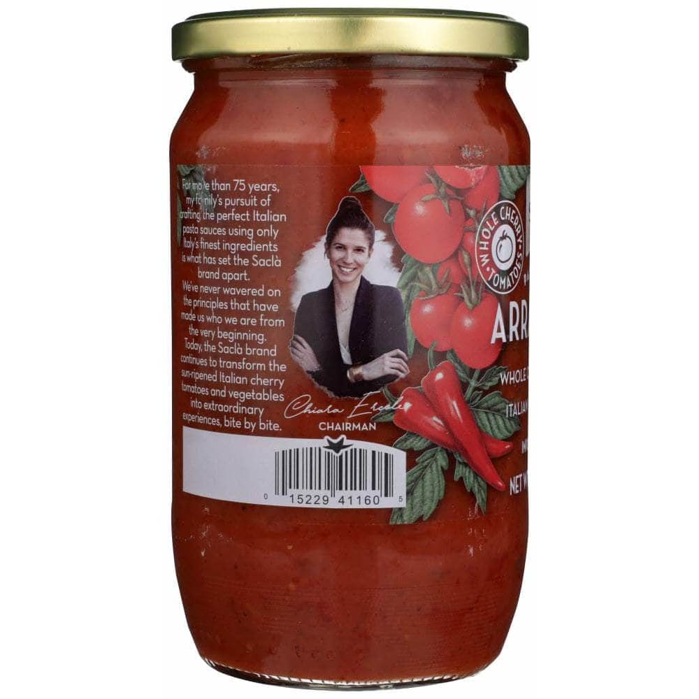 Sacla Sacla Whole Cherry Tomatoes Arrabbiata Pasta Sauce, 24 oz