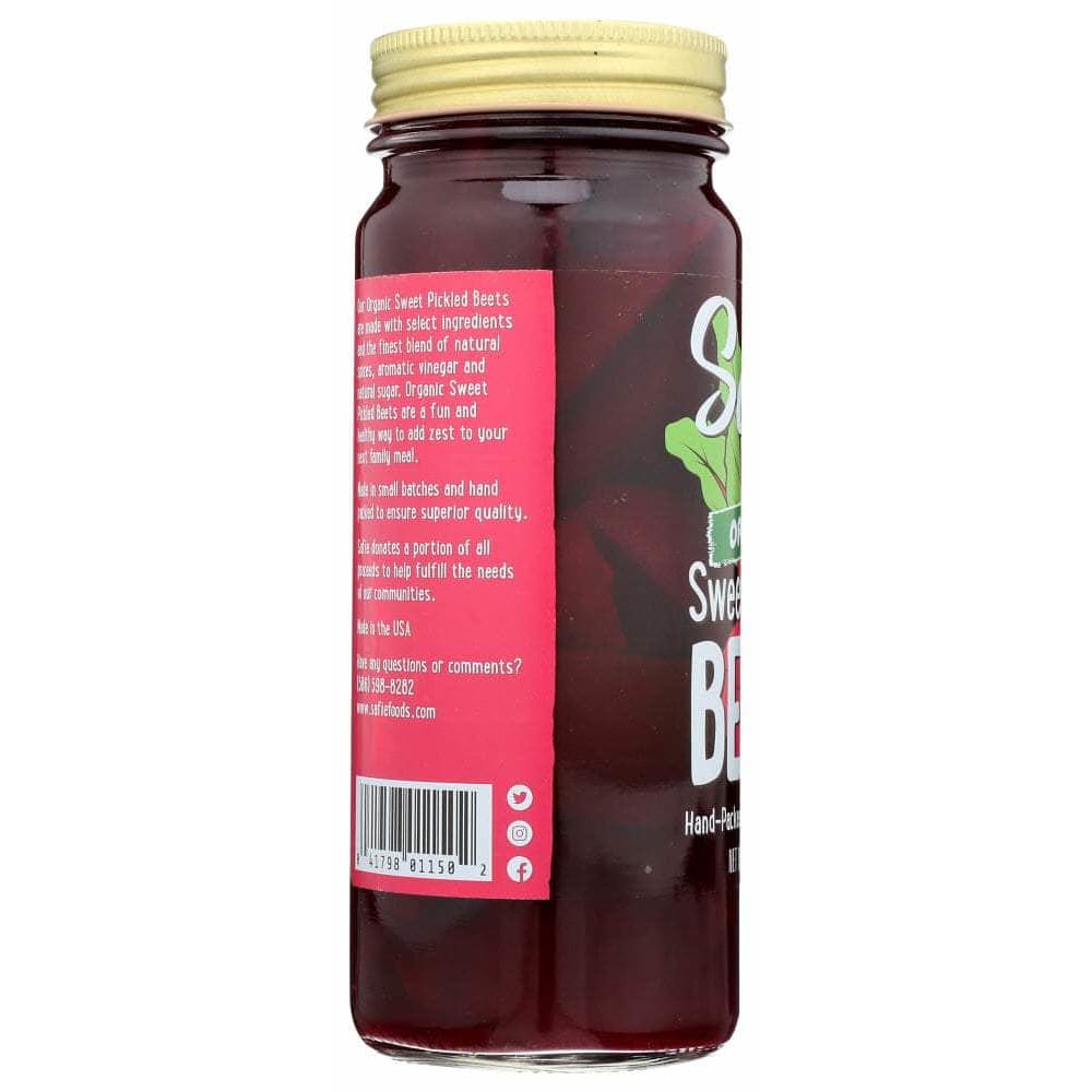 Safie Safie Beets Sweet Pickled Organic, 16 oz