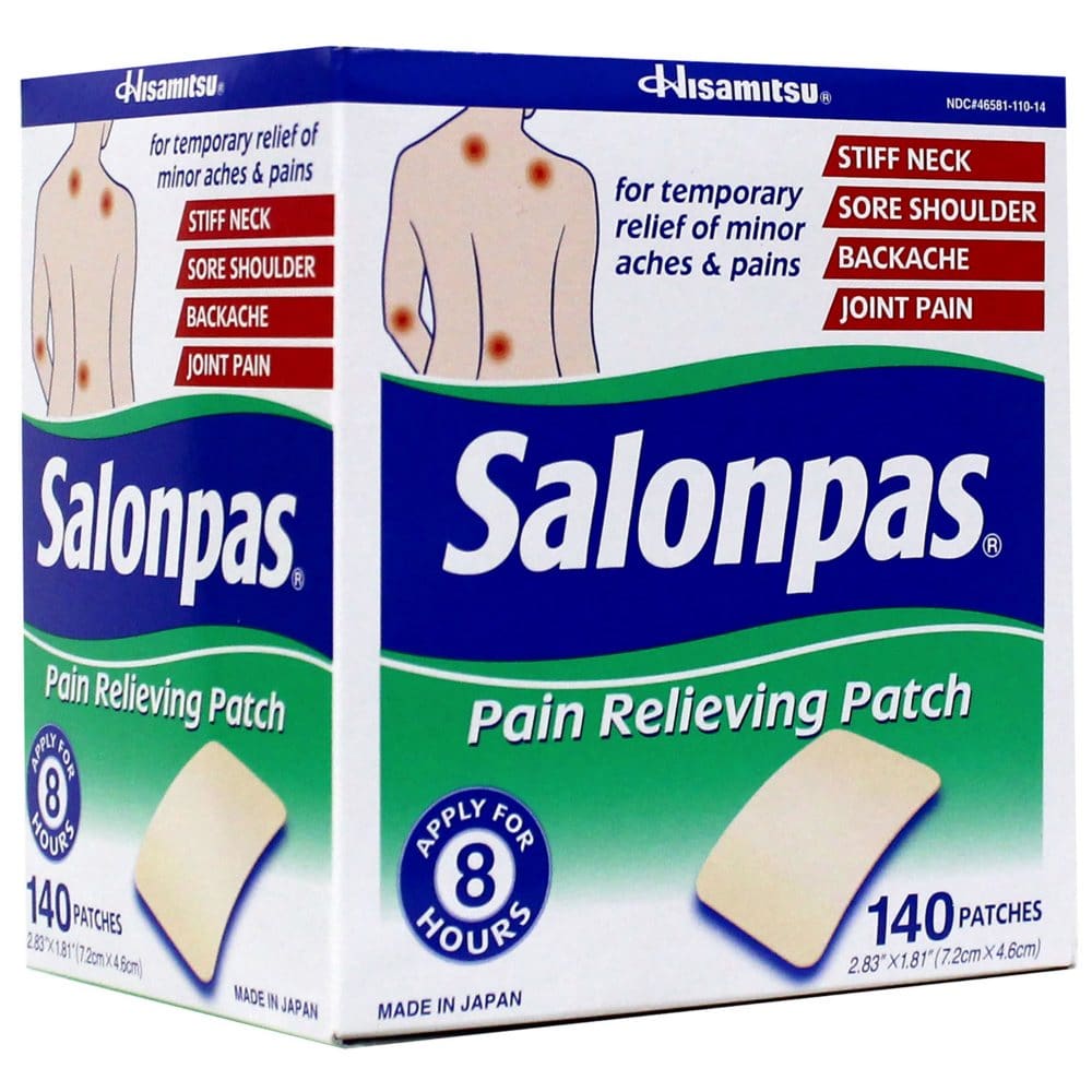 Salonpas Pain Relieving Patch (140 ct.) - Pain Relief - Salonpas