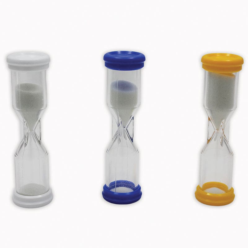 Sandtimer Combo Set Of 3 (Pack of 8) - Sand Timers - Koplow Games Inc.