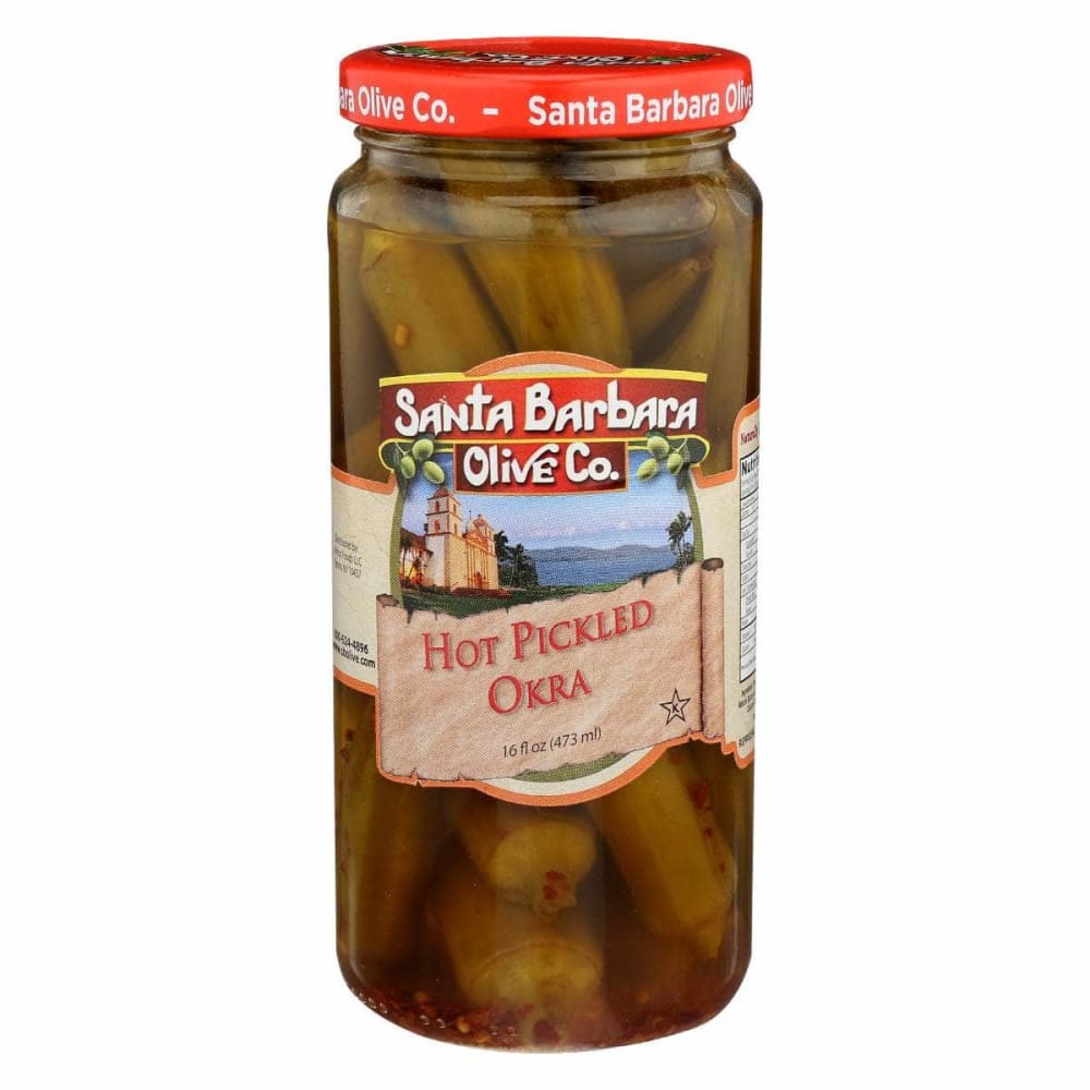 SANTA BARBARA SANTA BARBARA Hot Pickled Okra, 16 oz