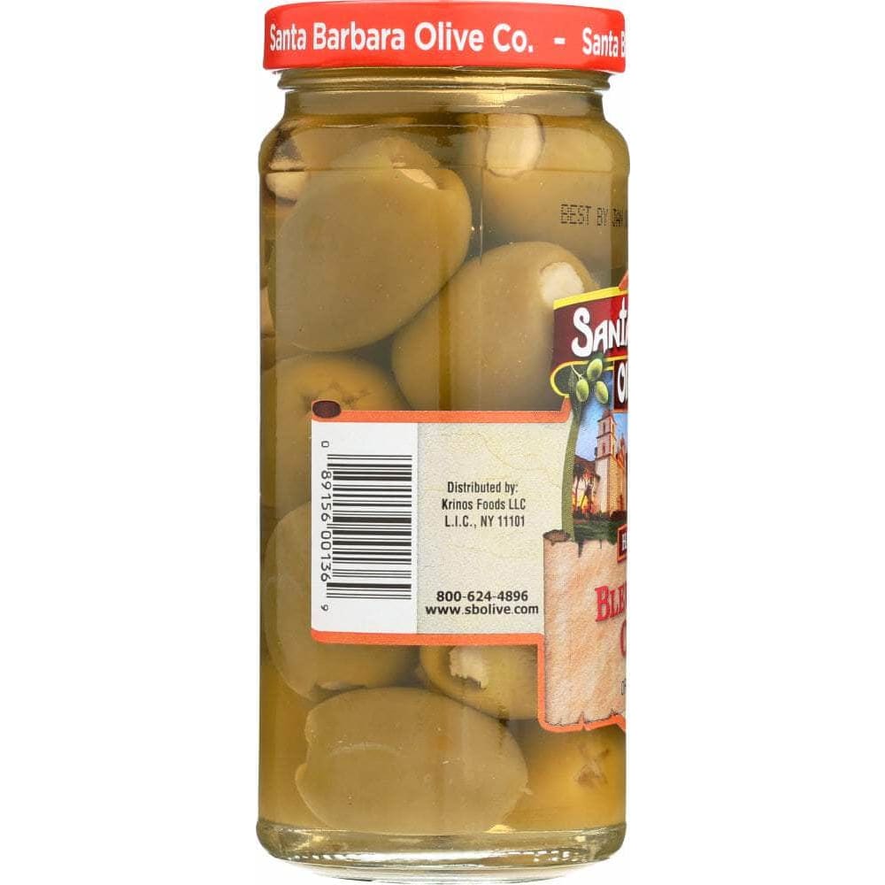 Santa Barbara Olive Co Santa Barbara Olive Bleu Cheese Stuffed Olives, 5 oz