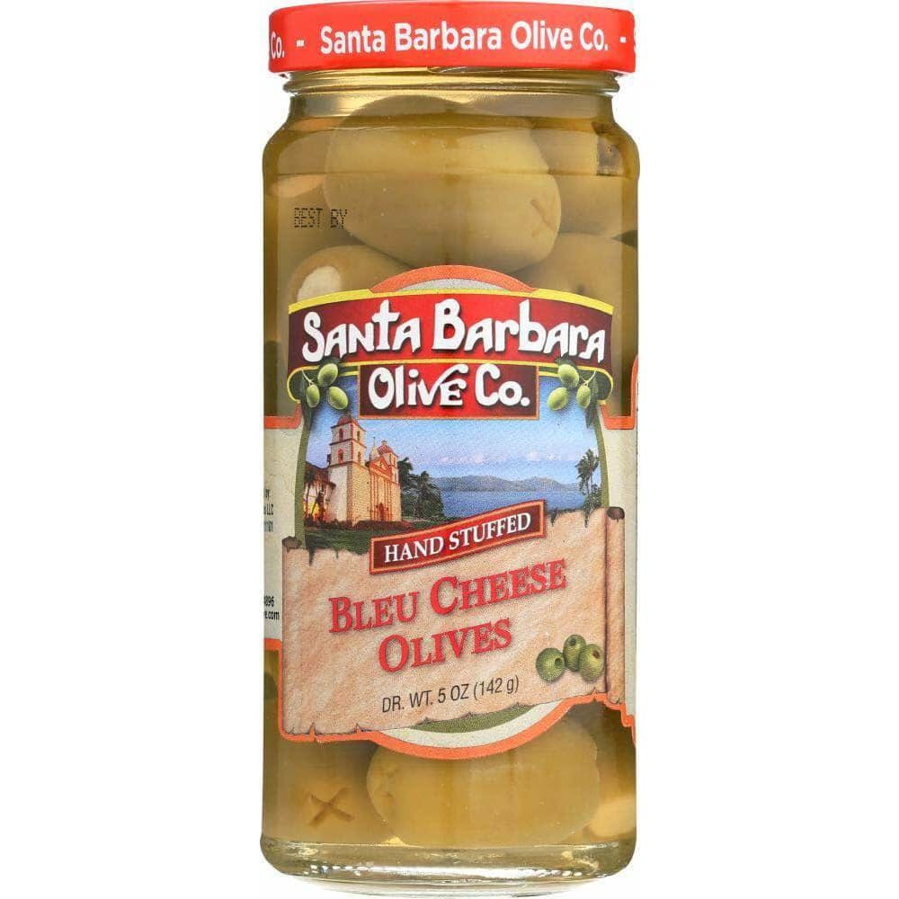 Santa Barbara Olive Co Santa Barbara Olive Bleu Cheese Stuffed Olives, 5 oz