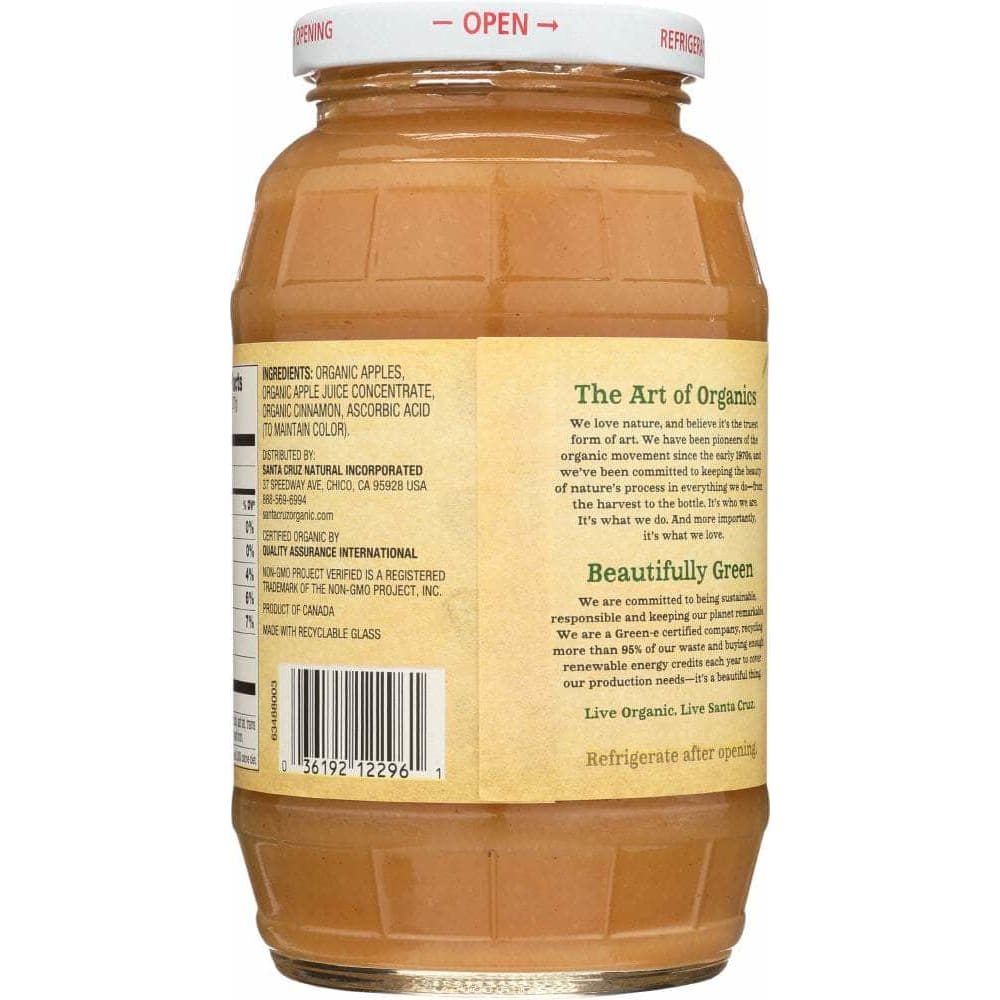 Santa Cruz Organic Santa Cruz Organic Cinnamon Apple Sauce, 23 Oz