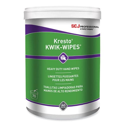 SC Johnson Professional Kresto Kwik-wipes Cloth 7.9 X 5.7 Citrus 70/pack 6 Packs/carton - School Supplies - SC Johnson Professional®