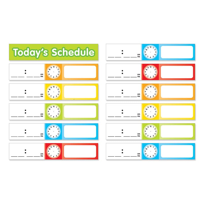 Schedule Cards Pocket Chart Add Ons (Pack of 8) - Pocket Charts - Scholastic Teaching Resources