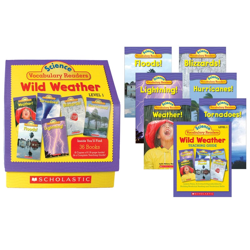 Science Vocabulary Readers Wild Weather - Weather - Scholastic Teaching Resources