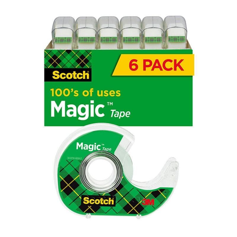 Scotch Magic Tape 3/4 X 650 6Pk - Tape & Tape Dispensers - 3M Company