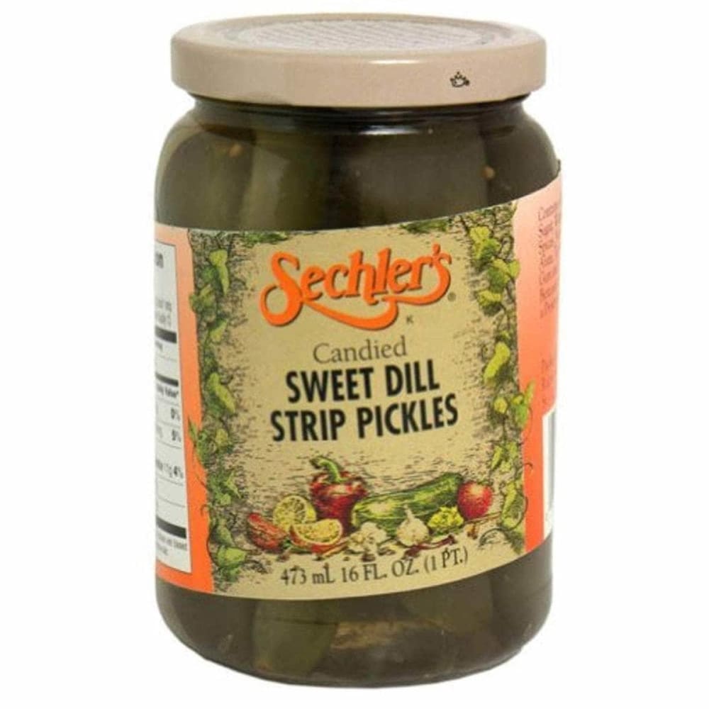 SECHLERS SECHLERS Candied Sweet Dill Strip Pickles, 16 oz