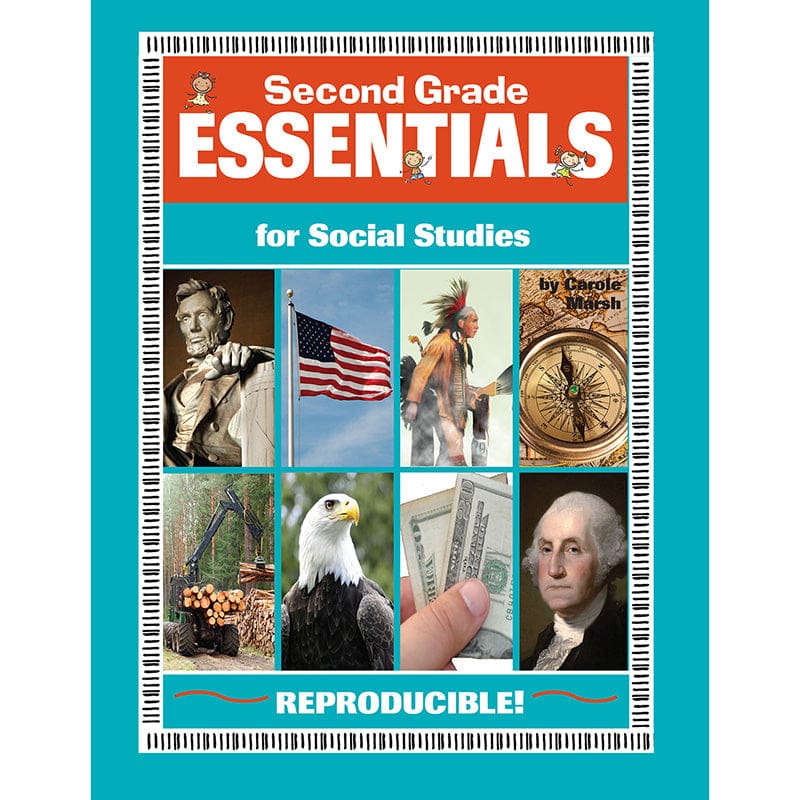 Second Grade Essentials For Social Studies (Pack of 3) - Activities - Gallopade