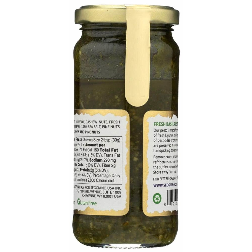 SEGGIANO Grocery > Pantry > Condiments SEGGIANO: Fresh Basil Pesto, 7.1 oz