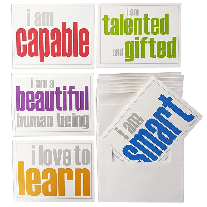 Self-Esteem Set Note Cards with Env 2 Ea Of 5 Titles (Pack of 6) - Postcards & Pads - Inspired Minds