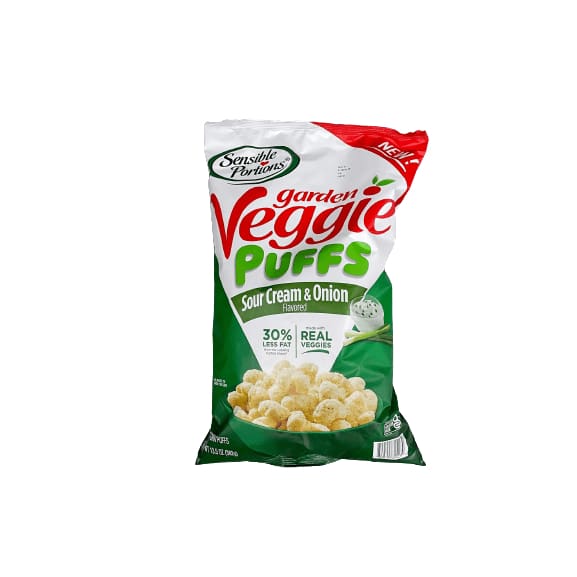 Sensible Portions Sensible Portions Garden Veggie Puffs, Sour & Cream Onion, 13.5 oz.