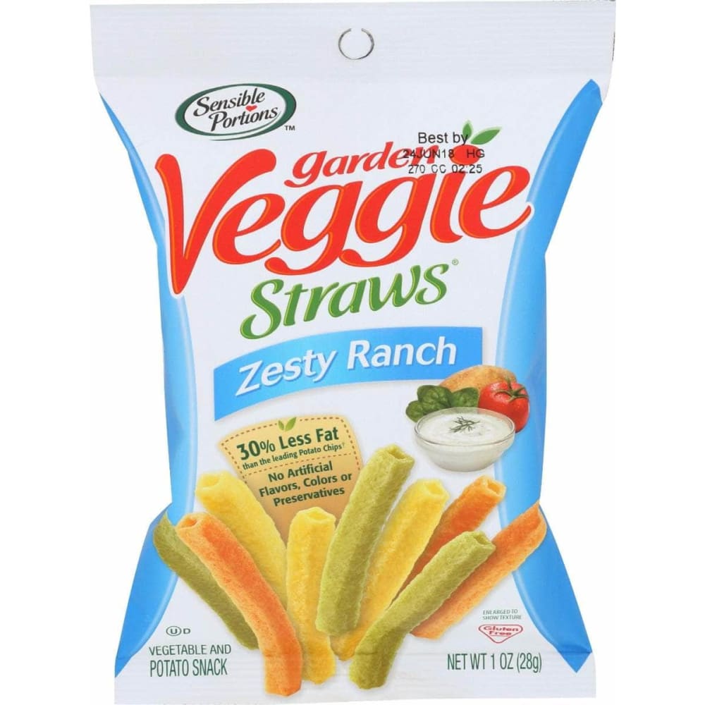 SENSIBLE PORTIONS SENSIBLE PORTIONS Zesty Ranch Veggie Straws, 1 oz