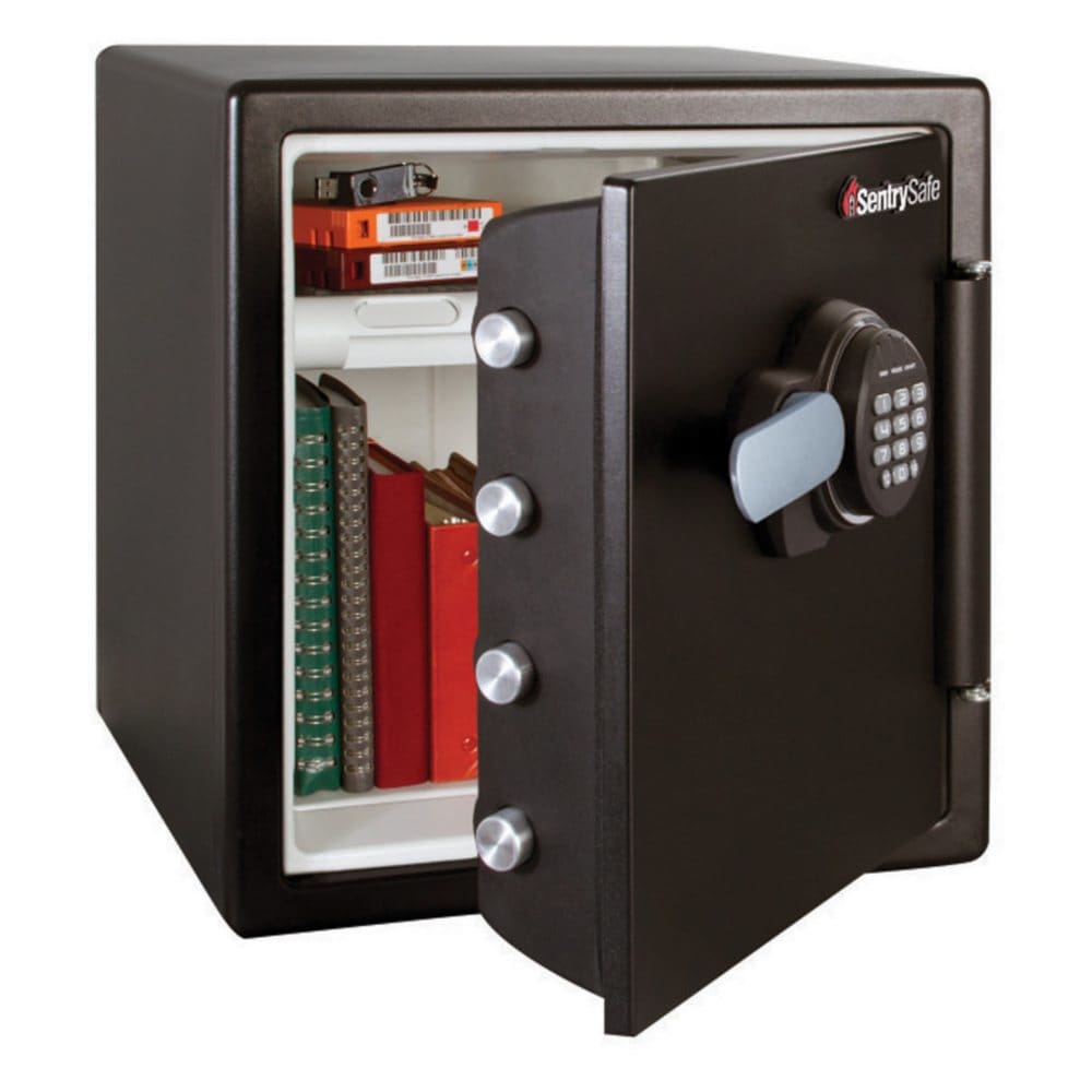 SentrySafe SFW123FTC Fire-Resistant and Water-Resistant Safe with Digital Lock 1.23 Cu. ft. - Safes - SentrySafe