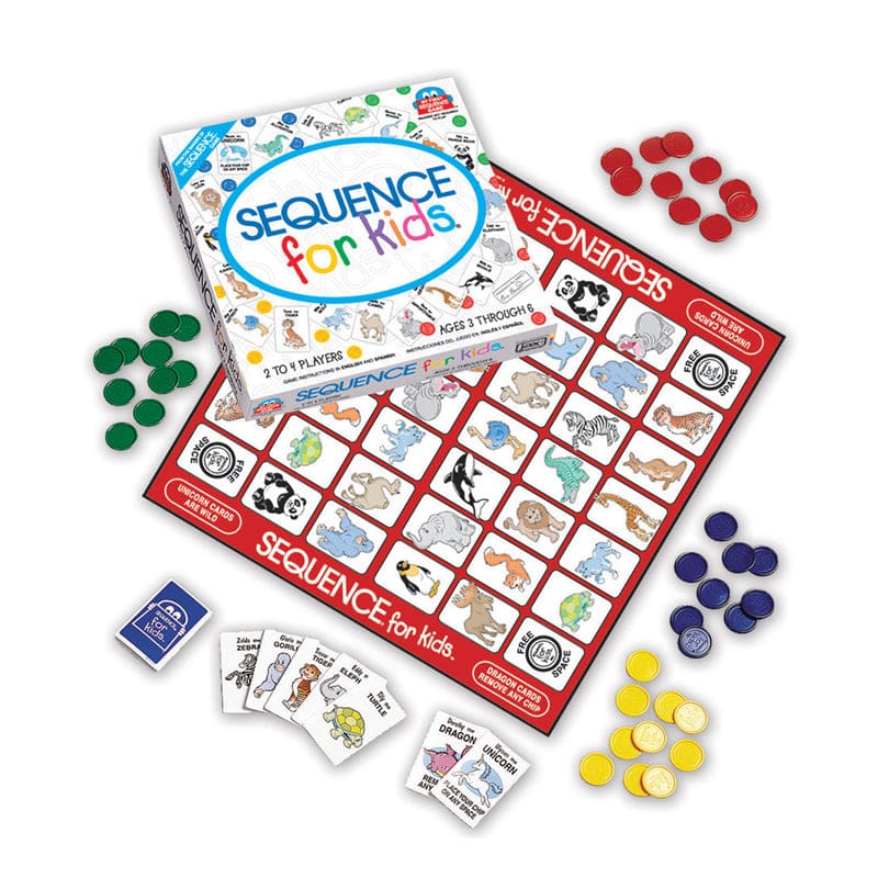 Sequence For Kids Game (Pack of 2) - Games - Pressman