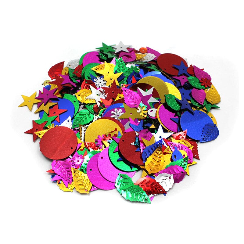 Sequins & Spangles 4 Oz Resealable Bag (Pack of 10) - Art & Craft Kits - Charles Leonard