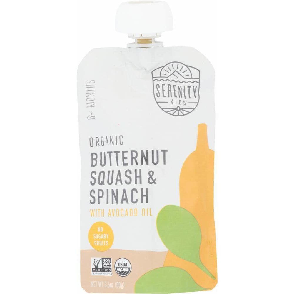 Serenity Kids Serenity Kids Food Baby Butternut Squash Spinach Organic, 3.5 oz