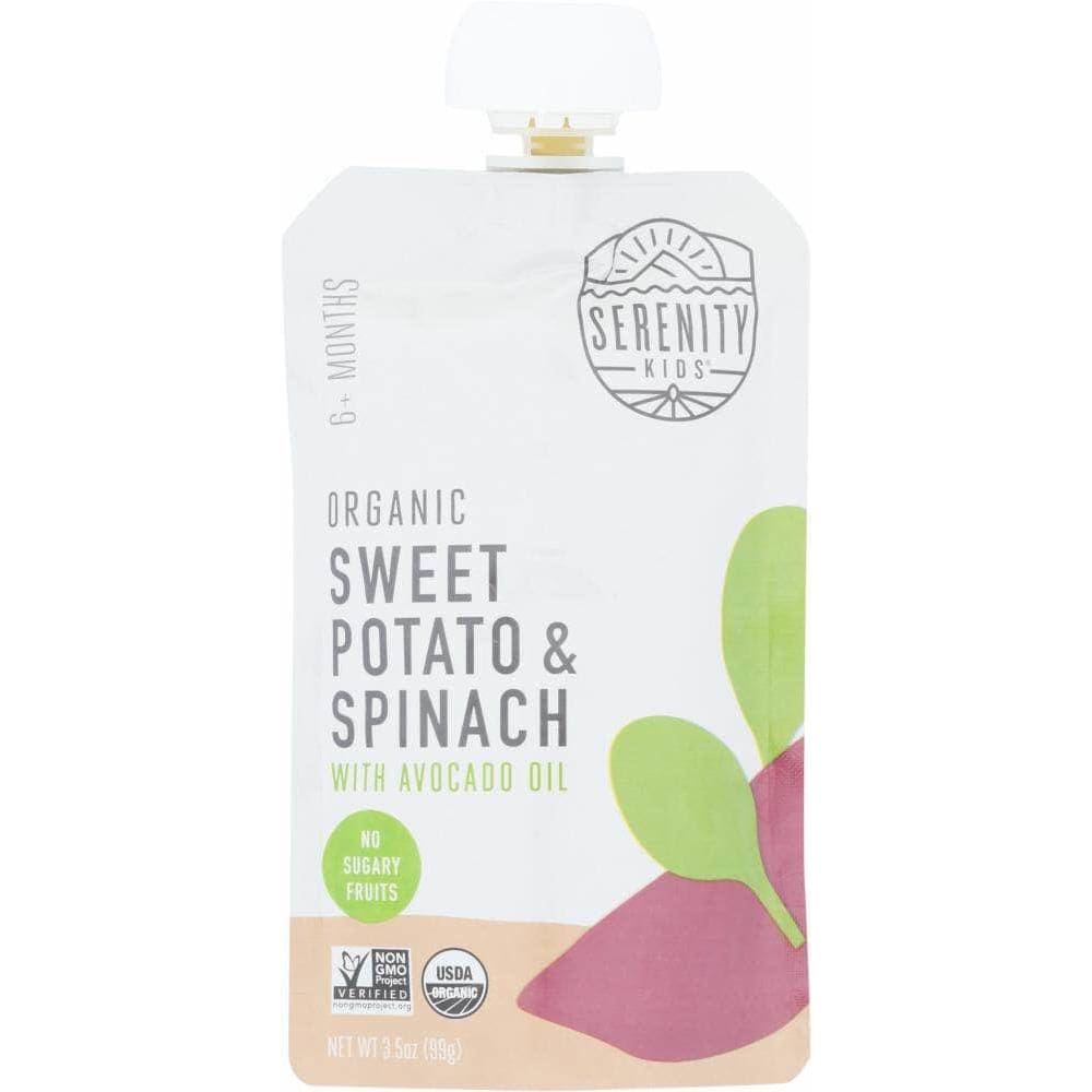 Serenity Kids Serenity Kids Food Baby Sweet Potato Spinach Organic, 3.5 oz