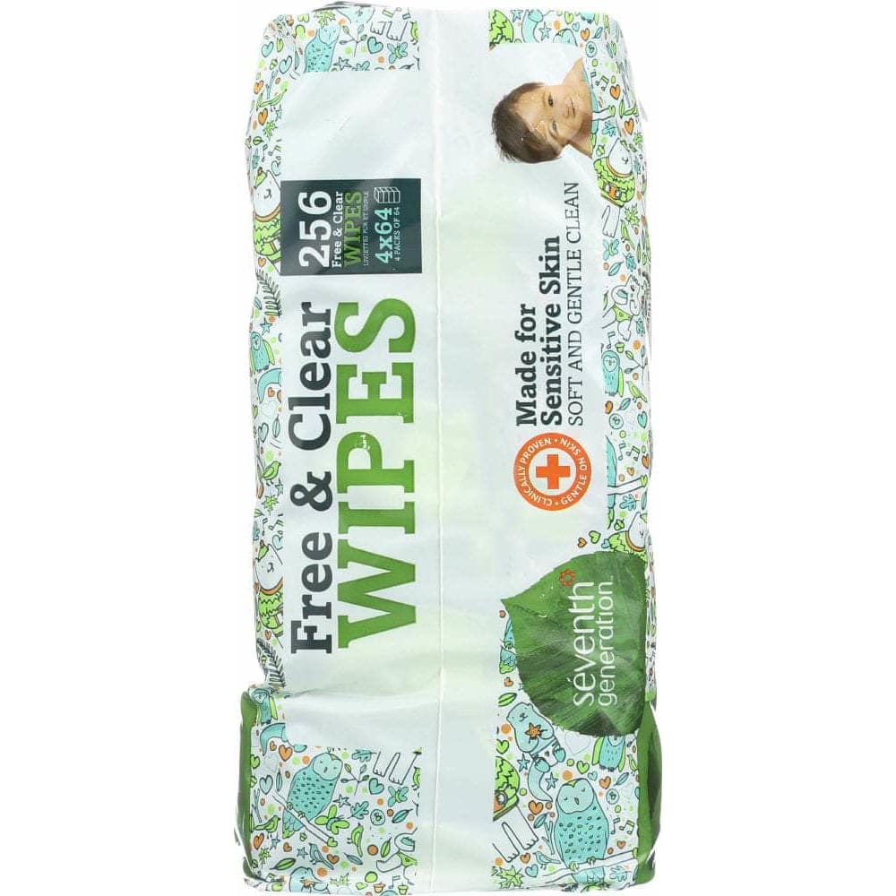 Seventh Generation Seventh Generation Baby Free and Clear Wipes Refill, 256 Wipes