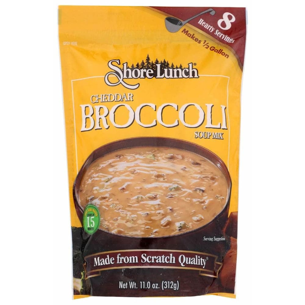 SHORE LUNCH Grocery > Soups & Stocks SHORE LUNCH: Cheddar Broccoli Soup Mix, 11 oz