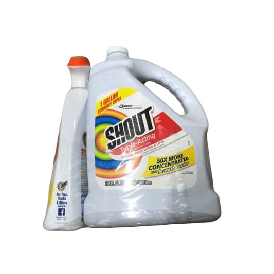 Shout Triple Acting Laundry Stain Remover with 22 oz Trigger 1 Gallon