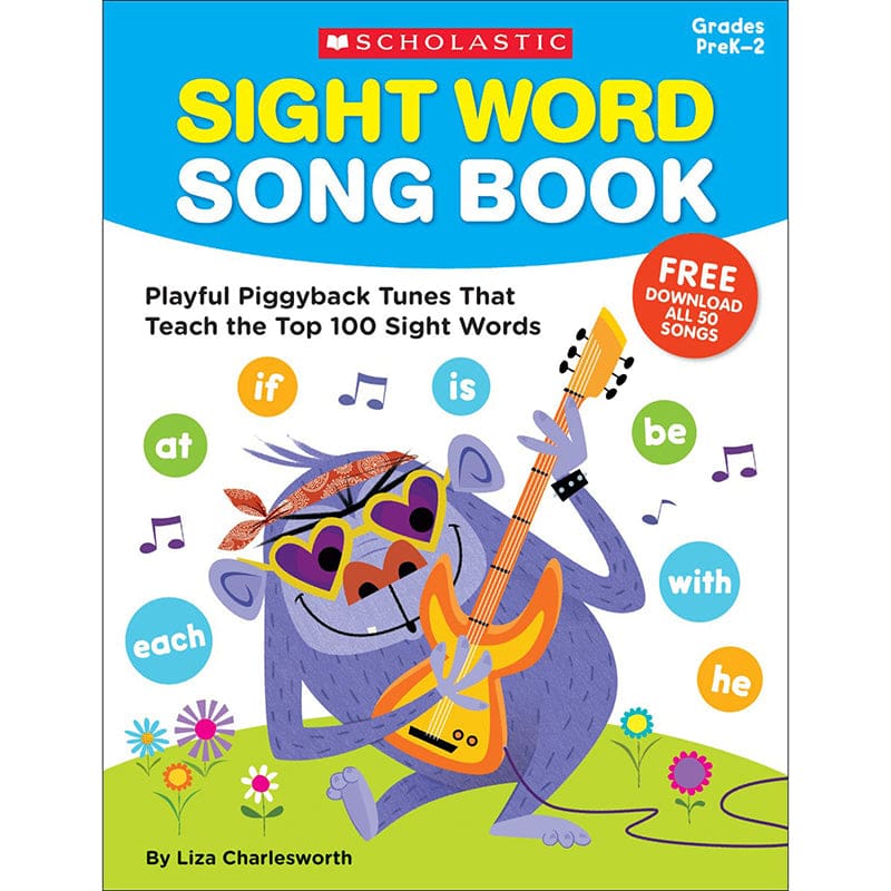 Sight Word Song Book (Pack of 3) - Sight Words - Scholastic Teaching Resources