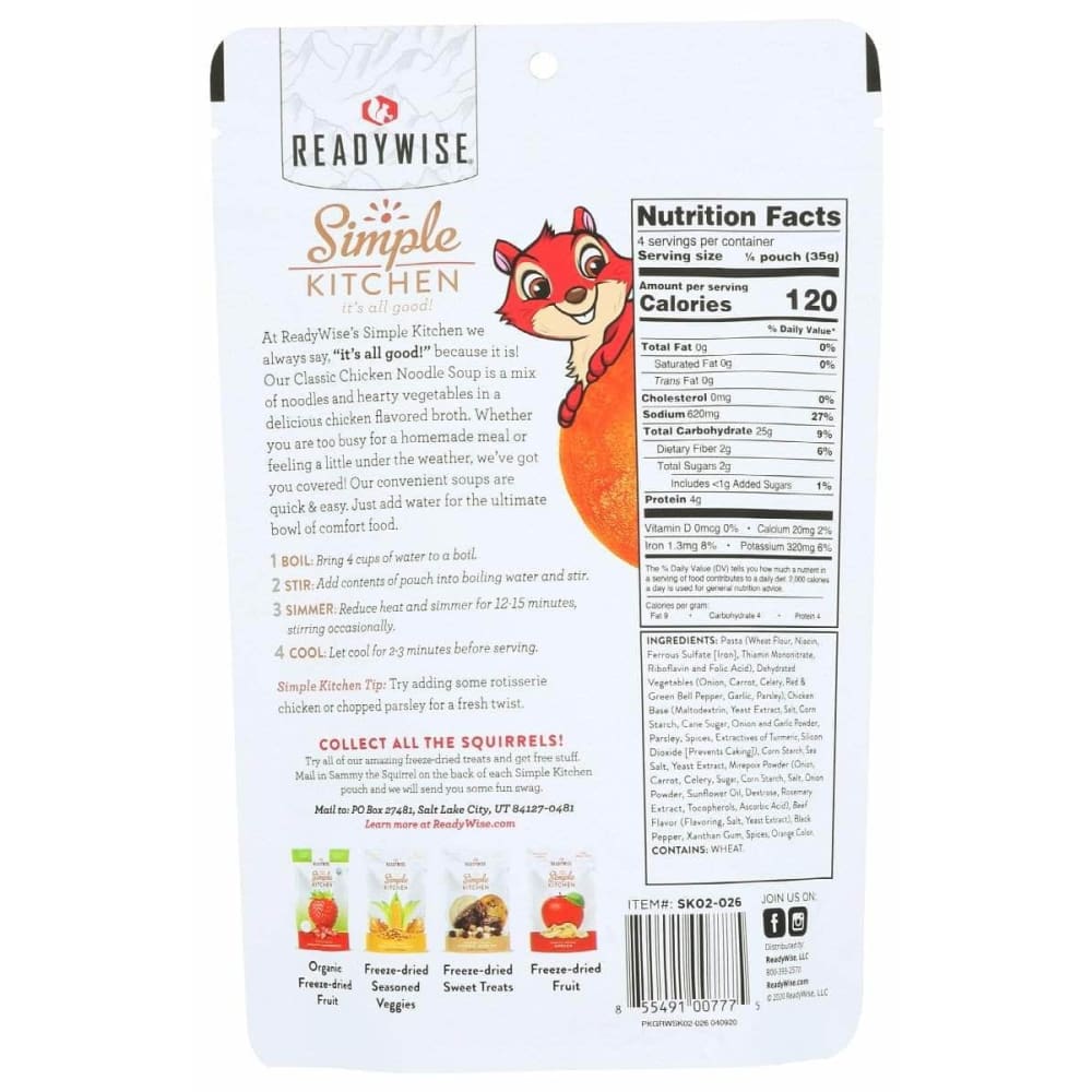 SIMPLE KITCHEN Simple Kitchen Soup Chkn Ndle Fd Pouch, 4.9 Oz