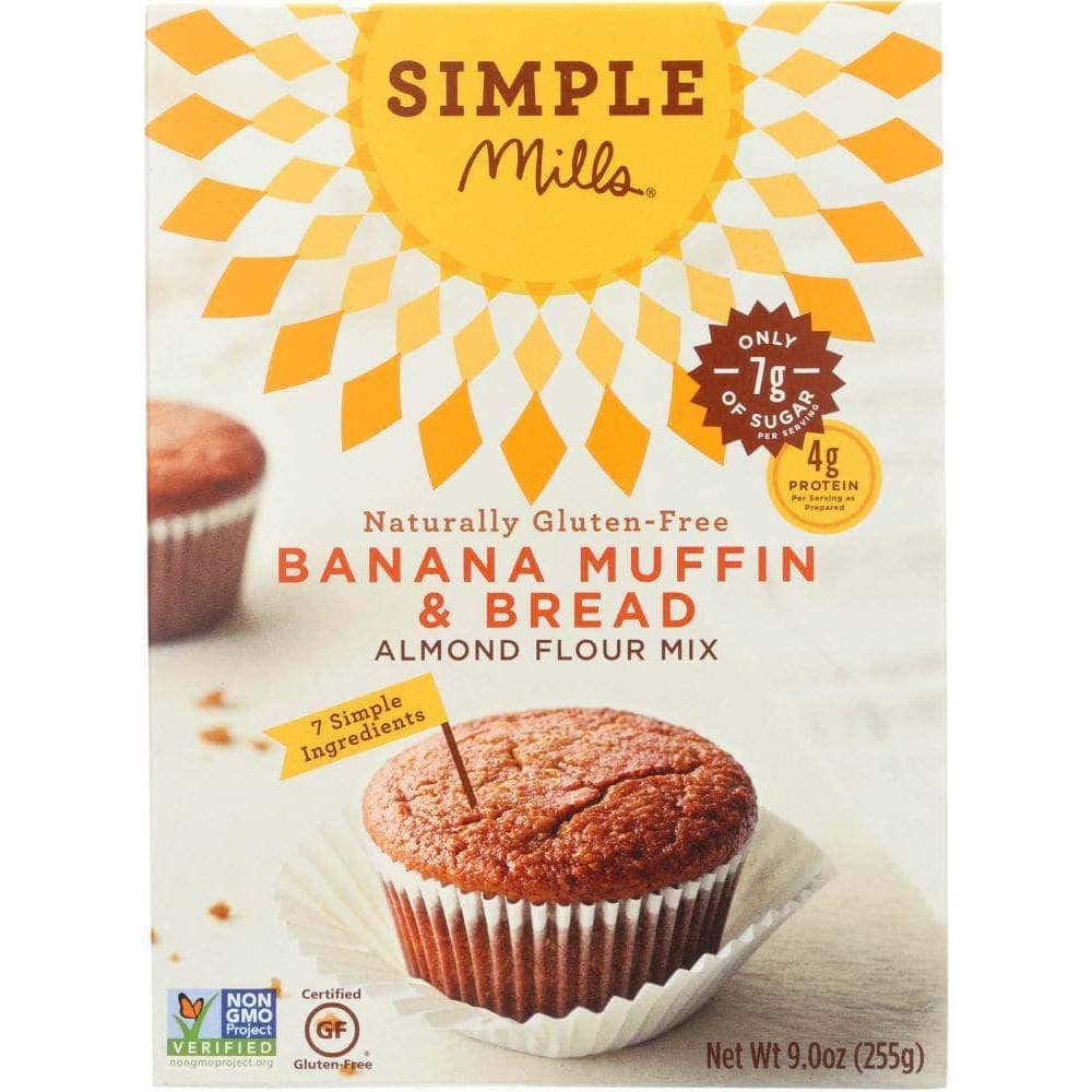 Simple Mills Simple Mills Gluten Free Banana Muffin Almond Flour Mix, 9 oz