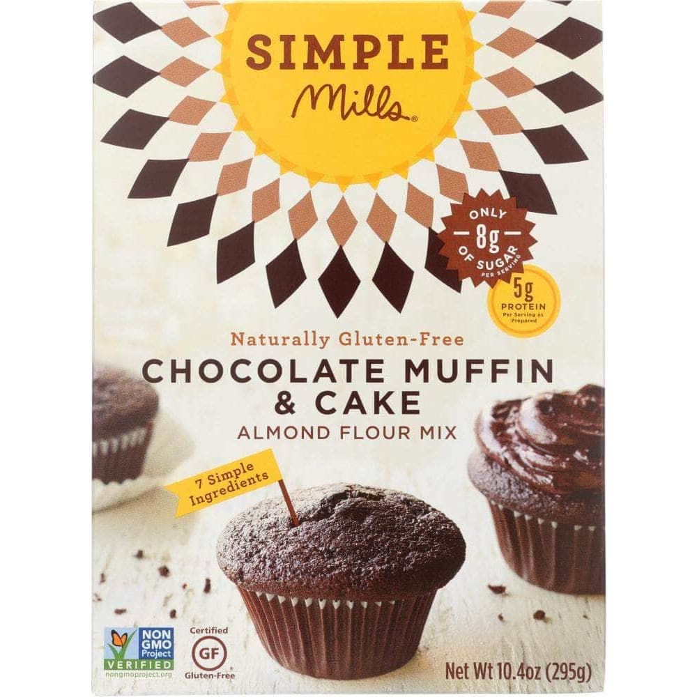 Simple Mills Simple Mills Gluten Free Chocolate Muffin and Cake Almond Flour Mix, 10.4 oz