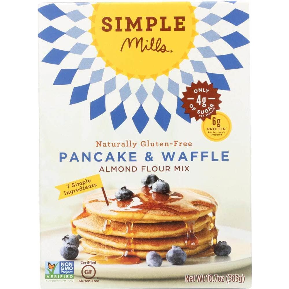 Simple Mills Simple Mills Gluten Free Pancake & Waffle Almond Flour Mix, 10.7 oz