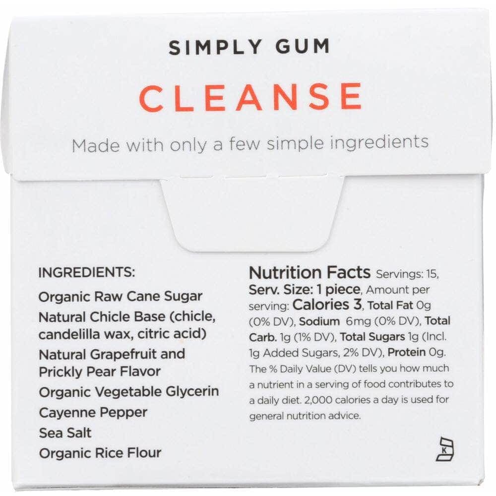 SIMPLYGUM Simply Gum Cleanse Gum, 15 Pc