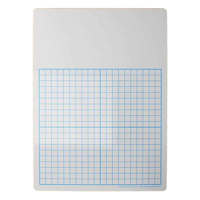 Single 1/2In Graph Dry Erase Board 11 X 16 (Pack of 6) - Dry Erase Boards - Flipside