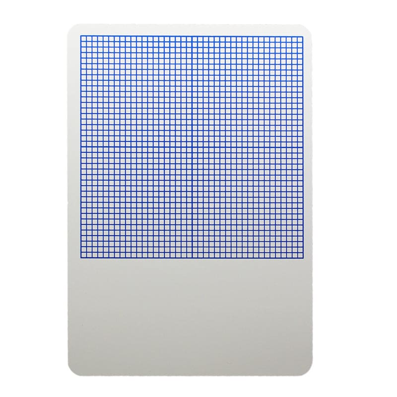 Single 1/4In Graph Dry Erase Board 11 X 16 (Pack of 6) - Dry Erase Boards - Flipside