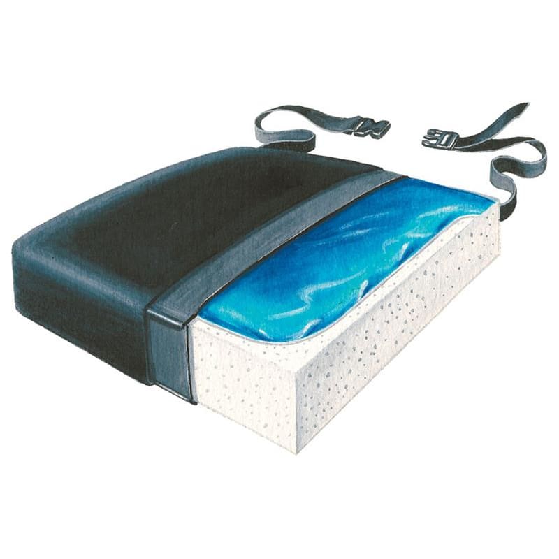 SkilCare 18X16 X 2.5 Gel Foam Cushion - Durable Medical Equipment >> Cushions - SkilCare