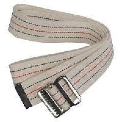 SkilCare Gait Belt Metal Buckle 60In Pinstripe - Durable Medical Equipment >> Transfer Equipment - SkilCare