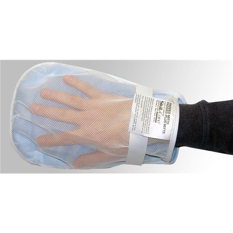 SkilCare Hand Mittens Padded Pair - Body Positioning and Pressure Relief >> Restraints - SkilCare