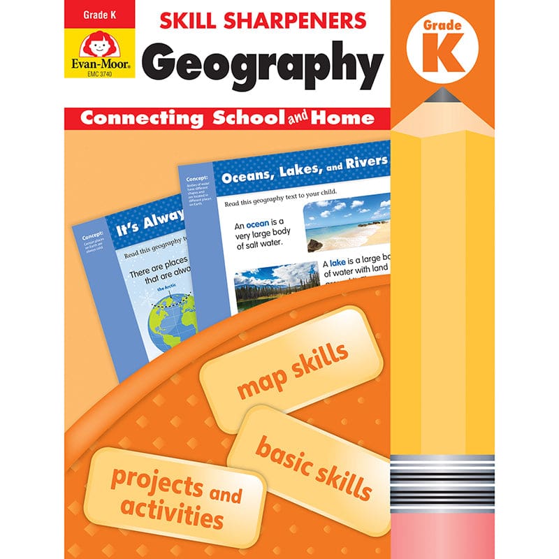 Skill Sharpeners Geography Gr K (Pack of 6) - Geography - Evan-moor