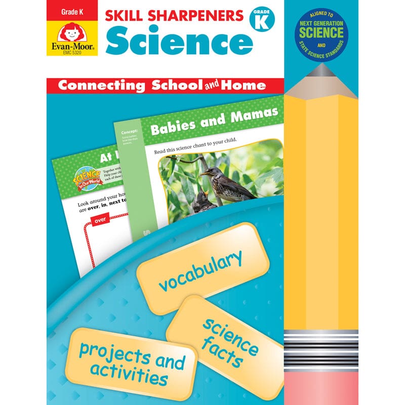 Skill Sharpeners Science Gr K (Pack of 6) - Activity Books & Kits - Evan-moor