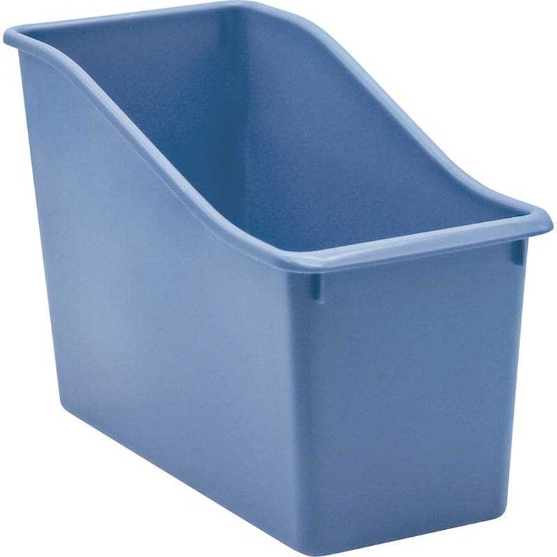 Slate Blue Plastic Book Bin (Pack of 10) - Storage Containers - Teacher Created Resources