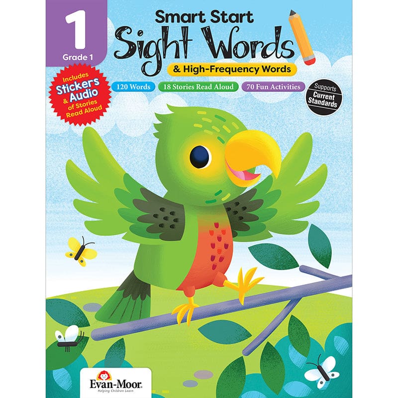 Smart Start Sight Words Grade 1 & High-Frequency Words (Pack of 6) - Self Awareness - Evan-moor