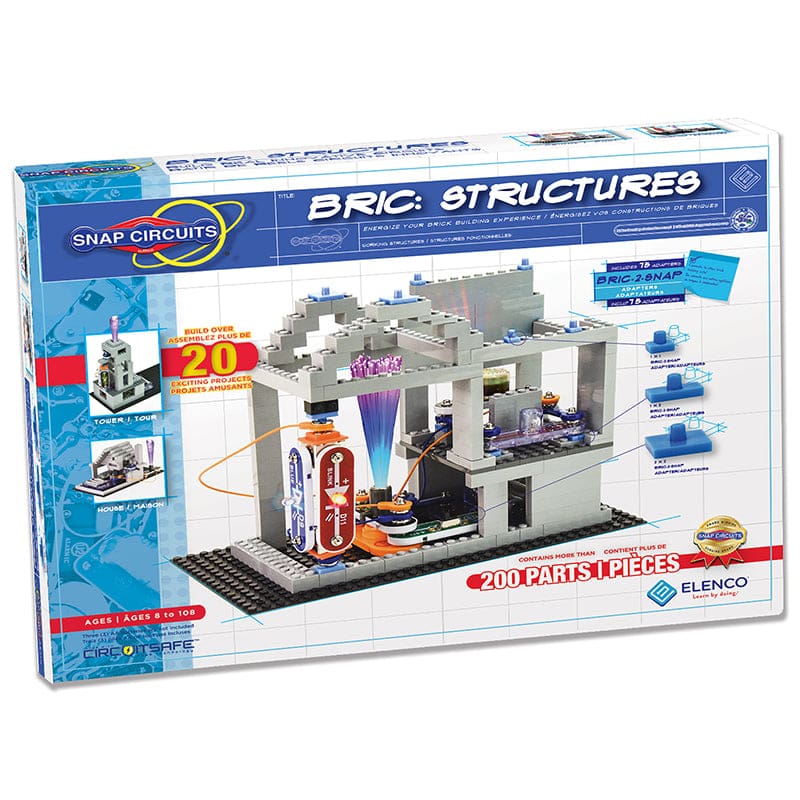 Snap Circuits Bric Structures - Blocks & Construction Play - Elenco Electronics